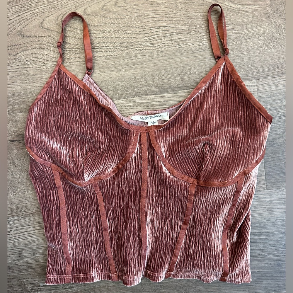 Anthropologie Velvet Tank